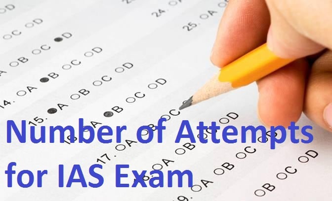 Number of Attempt for an IAS Exam