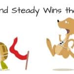 Slow and steady wins the race essay for class 6 image