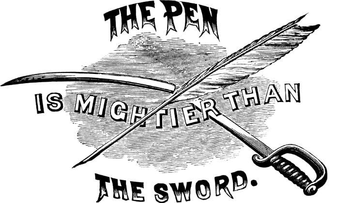 the pen is mightier than the sword essay