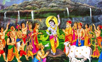  Govardhan Pooja 2021 Festival (Annakut) Celebration, Images in Hindi & English