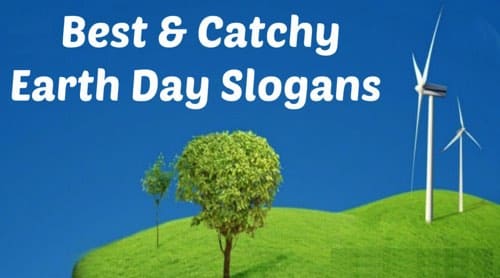 earth day slogans