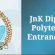 J&K Diploma Polytechnic PET 2019 Application Form