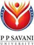 P P Savani University logo